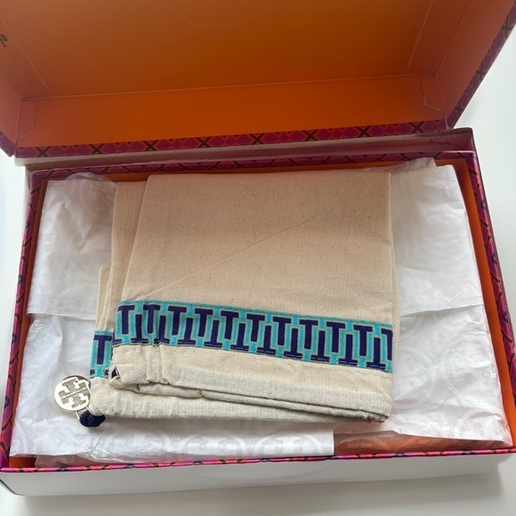 Tory Burch Miller Cloud Shearling Leather Sandal Caramel Corn,size7 ,BNIB, $268 - Picture 6 of 9